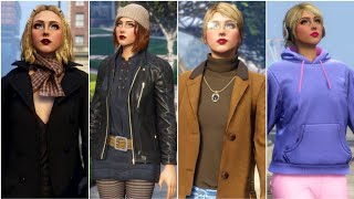 GTA V  18 Adorable Female Winter Outfits ❄️ [upl. by Sucramad]