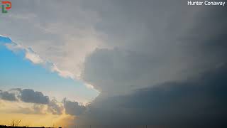 Crowell Texas Supercell Timelapse  May 4 2022 [upl. by Miguel]