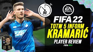 Fifa 22 IF Kramaric review  90 Sec player review [upl. by Anilac]