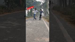 Skating kaise sikhe practice day 1 skating youtubeshorts trending [upl. by Eynenihc]