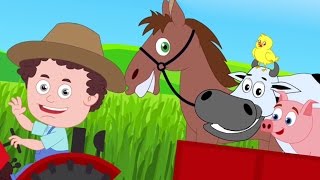 Old MacDonald Had A Farm  Farm Song  Nursery Rhymes  Kids Songs  Baby Rhymes [upl. by Ahsian]