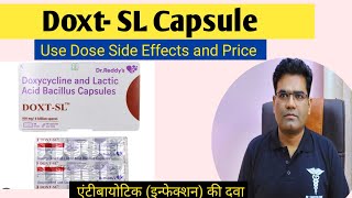 Doxt SL Capsule Use Dose Price and Side Effects in Hindi  Doxycycline  Antibiotic [upl. by Deenya]