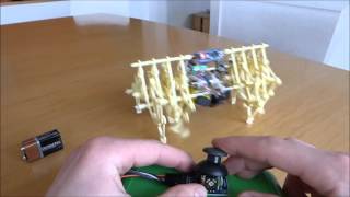 Motorized strandbeest with arduino [upl. by Einnhoj]