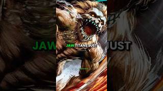 Why Ymirs Jaw Titan was different from the rest of Jaw Titans [upl. by Eidoow409]