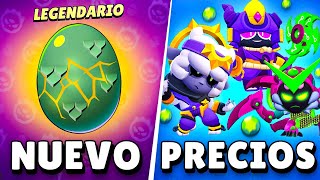 NUEVO HUEVO LEGENDARIO Y PRECIOS de LAS NUEVAS SKINS  SNEAK PEEK de BRAWL STARS [upl. by Bazluke]