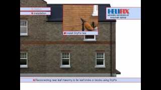 Replacing Cavity Wall Ties  Helifix UK [upl. by Ahseile]