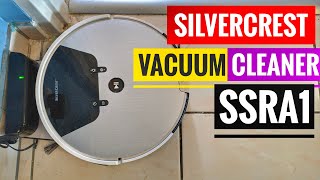 SilverCrest Robot Vaccum Cleaner SSRA1 Lidl [upl. by Dumond]