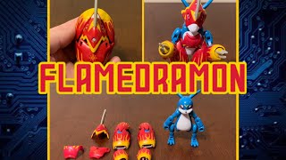 Armor Digivolving Flamedramon “Review” JapVer [upl. by Amalberga498]