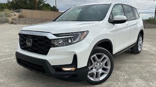 2025 Honda Passport EXL  Platinum White Pearl  Brown Interior  Walkaround [upl. by Maxey934]