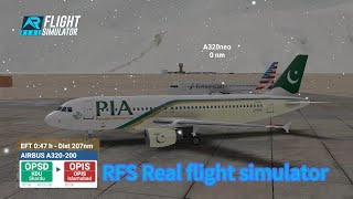 RFS  Real flight simulator –PIASkardu to IslamabadA320200Full flightFHDReal Route [upl. by Suirauqed131]