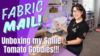 I got fabric mail Unboxing my Sallie Tomato goodies [upl. by Ahseyt]