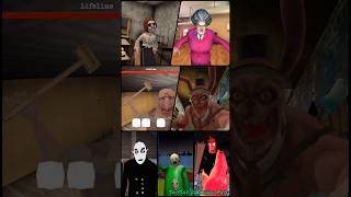 Jumpscare Battle Dread Teacher Vs Scary Teacher Vs Bob Vs Mr Xantu Vs Nosferatu Vs Baldi Granny [upl. by Adnahsar]