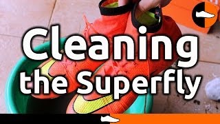 How to Clean the Nike Mercurial Superfly  FootballBootscouk [upl. by Mellitz]