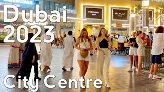 Dubai Burj Khalifa City Centre Walking Tour 4K  United Arab Emirates 🇦🇪 [upl. by Cahn905]