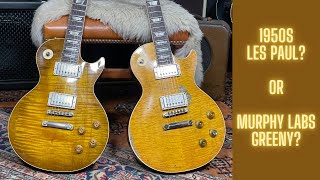 2023 Gibson Kirk Hammett quotGreenyquot 1959 Les Paul Review  Demo  Compared to 50s Les Paul with PAFs [upl. by Dloreh]