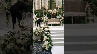 ruscus hall malaysia wedding decoration trending viral youtubeshorts shortvideo shorts [upl. by Bigod472]