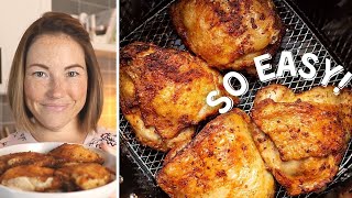 Air Fryer Chicken Thighs  How to make the best chicken thighs in the Air Fryer [upl. by Tarra540]