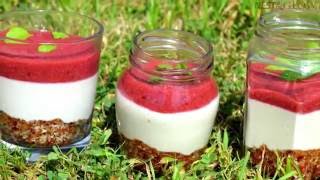 Raw Strawberry Cheesecake  Dairy and Gluten Free [upl. by Asel]