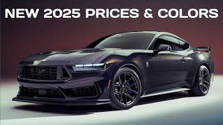 2025 Mustang Price INCREASES and NEW and CANCELED colors [upl. by Eiten]