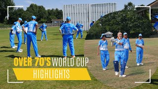 Highlights amp Glimpses from the Over 70’s World Cup 2024  Veterans Cricket India [upl. by Eyt]