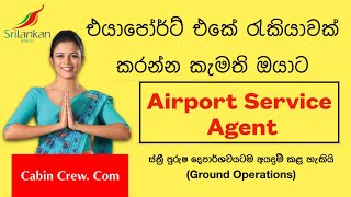 Airport Service AgentCargo Agents  SriLankan Airlines 2022 [upl. by Oirobil979]