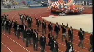 1998 Kuala Lumpur Commonwealth Games Opening Ceremony  Parade of Athletes Part 5 of 8 [upl. by Ynetruoc473]