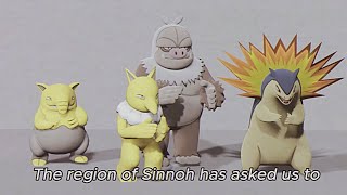 Slaking and Typhlosion did what 3D Animation [upl. by Ailecec137]