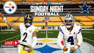 DALLAS COWBOYS VS PITTSBURGH STEELERS NFL LIVE STREAM WATCH PARTY SNF [upl. by Akiehsal790]