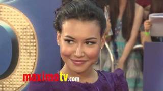 Naya Rivera Attends quotGLEE THE 3D CONCERT MOVIEquot Premiere [upl. by Cahan]