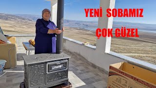 YENİ SOBAMIZI KURACAĞIMIZ YERİNİ HAZIRLIYORUZ [upl. by Arakahs337]