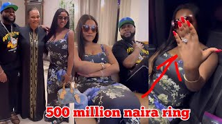 Davido gifts Chioma wedding ring 💍 of 500 million naira [upl. by Kirsti]