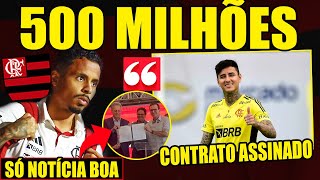 PLANTÃO DO MENGÃO  FLAMENGO FECHA CONTRATO  2 NOTÍCIAS BOAS  ULTIMAS NOTICIAS DO FLAMENGO [upl. by Seraphine]