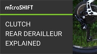 microSHIFT Clutch Derailleur Explained [upl. by Aeynod27]