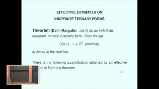 Quantitative distributional aspects of generic diagonal forms  Jean Bourgain [upl. by Ruthy]