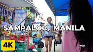 SAMPALOC MANILA WALKING TOUR  LEGARDA  RESIDENTIAL AREAS  4K 60FPS [upl. by Adiol361]