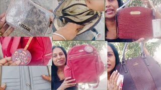 Hidesign Chumbak Caprese Lavie  Handbags Review  ILLI LONDON Top  Amazon Bags Haul [upl. by Rednasxela116]