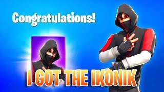 I REDEEMED THE IKONIK SKIN FORTNITE [upl. by Atinid]