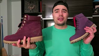 Purple Diamond Timberland x Villa Review  Comparison [upl. by Santiago]