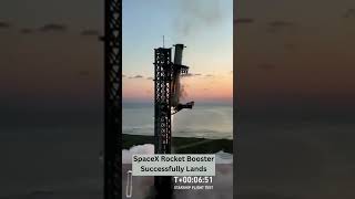 SpaceX Rocket Booster Successfully Lands [upl. by Ativoj]