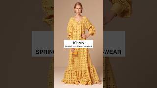 Kiton SPRING 2024 READYTOWEAR kiton fashion fashiontrends [upl. by Nediarb]