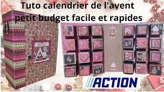 Tuto calendrier de lavent petit budget facile rapide à réaliser noel action calendrierdelavent [upl. by Burn]