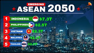 LongTerm Economic Outlook  Philippines Vietnam Malaysia Thailand and Indonesia by 2050 [upl. by Maroj]