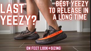 YEEZY 350 CARBON BELUGA UNBOXING  SIZING amp ONFEET LOOK [upl. by Luhey]