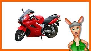 MOTORCYCLE   Bikes For Kids  Things That Go TV [upl. by Ahtanaram]