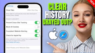 How to Fix Safari Clear History Grayed Out on iPhone [upl. by Bishop]