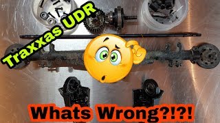 Traxxas UDR rear axle issues Whats Wrong strip down [upl. by Aneem566]