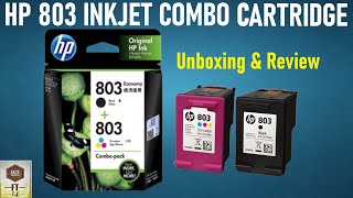 HP INKJET Combo Cartridge  Unboxing amp Review  hp 803  Installation in Printers  Deskjet 2131 [upl. by Areta650]