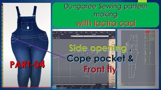 BIB overalls sewing pattern part04  How to Make Denim Romper  DIY Easy Free Dungaree [upl. by Ogdon]