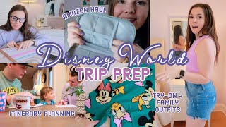 NEW 2024 Prepping for Disney World  Disney Itinerary Amazon Haul Disney Family Outfits [upl. by Sarene]