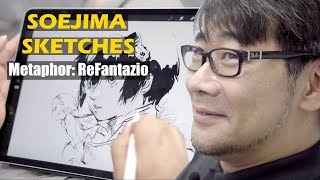 Watch Persona Legend Soejima Sketch Metaphor ReFantazios Hero [upl. by Aciret]